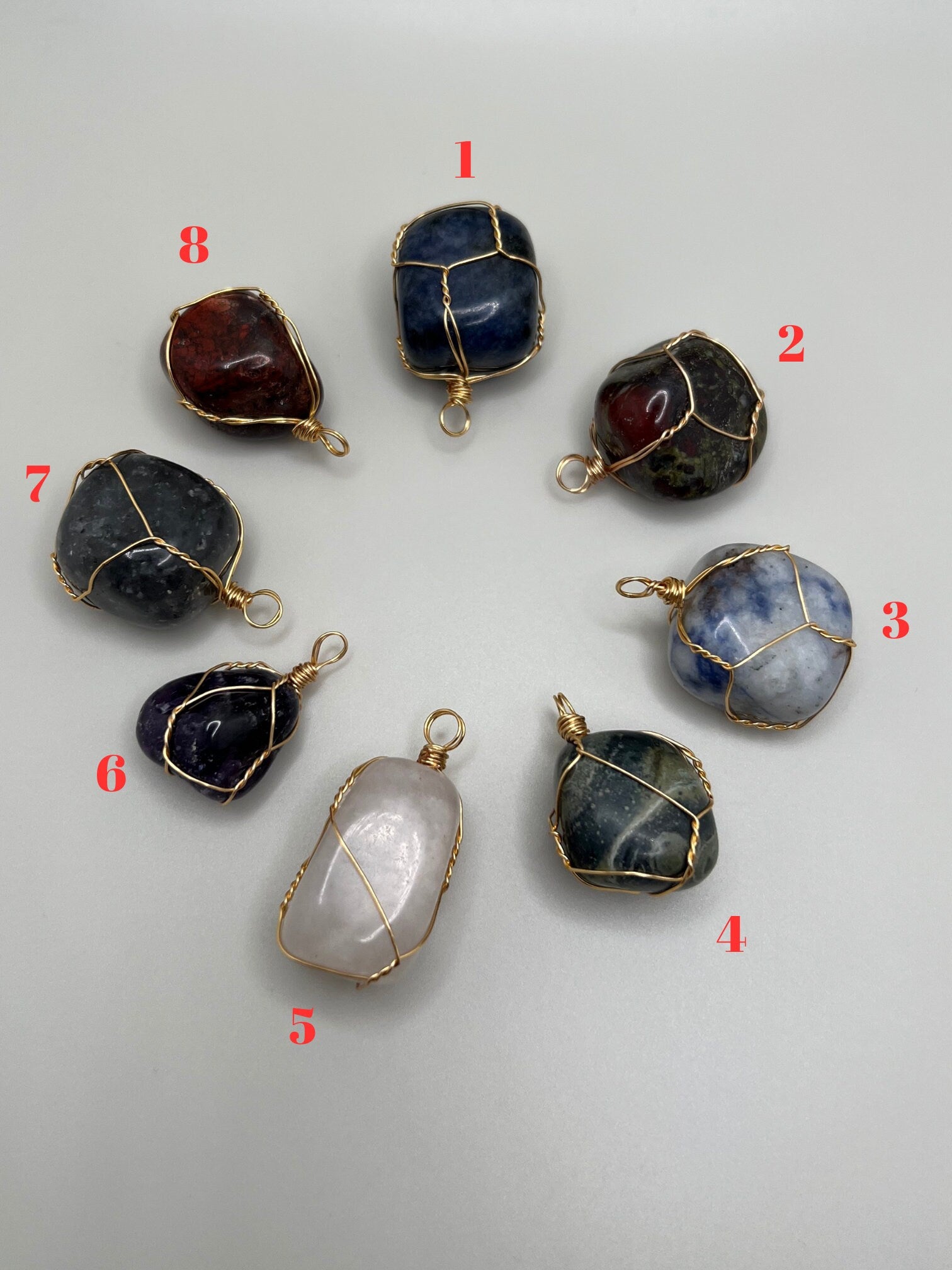 Customizable Hematite Necklace , Raw Crystal Pendants , Handmade Natural Stone Necklace ,  Unique Special Christmas Gift , Women Jewelry